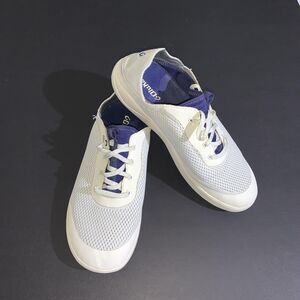 OluKai Moku Pae Shoes Mens Size 10.5 White Mesh Lace Up Casual Sneakers Comfort